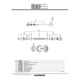 Con Shimano HB-M535, stanga