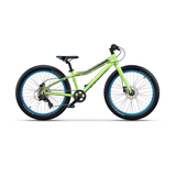 Bicicleta Junior Cross Rebel Boy, 24, Verde-Negru