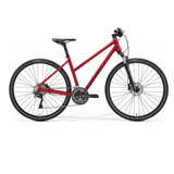 Bicicleta Trekking Merida Crossway 500 Dama, Rosu-Bordo