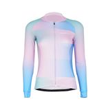 Tricou Ciclism Lady Darevie Albastru-Roz