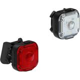 Set Lumini Fata-Spate Lezyne Zecto Drive 350 si Zecto Drive 200 cu Quarter Turn Mount