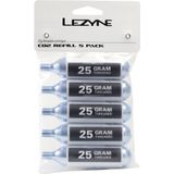 Cartuse CO2 Lezyne 25g, pachet de 5 reumpleri
