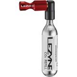 Pompa CO2 Lezyne, inclusiv cartus de 16g, rosu