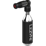 Pompa CO2 Lezyne cu actionare CNC, inclusiv cartus de 16g, Negru