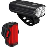 Set Lumini Fata-Spate Lezyne Radar React System 1200 Fata 300 Spate