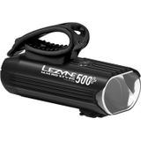 Far Fata Lezyne Macro STVZO 500 Plus Reverse Negru Alb