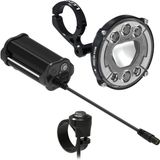 Far Fata Lezyne Mega HB STVZO P2600 Loaded Kit Negru Mat Alb