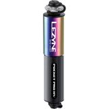 Pompa de mana Lezyne CNC Pocket Drive Pro HV, neo metalizat-negru lucios 90PSI, 14.4cm