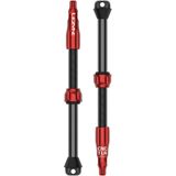 Valva Tubeless Lezyne CNC Pro 80mm Rosu