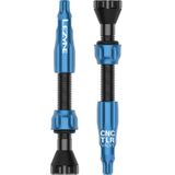 Tubeless Valva Lezyne CNC 44mm albastru