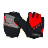 Manusi Bicicleta Bikeforce Comfort, rosu-negru