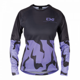Bluza Ciclism TSG seen (L/S) Flakes Negru-Violet