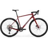 Bicicleta Gravel Merida Silex 700, 2024, Capsuna, Rosu, gri