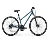 Bicicleta Trekking Merida Crossway 100, Albastru-Argintiu