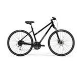 Bicicleta Trekking Merida Crossway 100 Dama, Negru-Argintiu