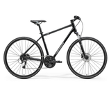 Bicicleta Trekking Merida Crossway 40, Negru-Argintiu