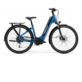 Bicicleta Electrica Trekking Merida eSPRESSO 400 EQ Silk, Albastru-Negru