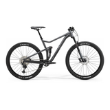 Bicicleta Full Suspension Merida One Twenty RC XT Edition, argintiu-negru