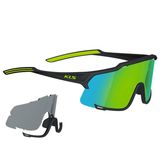 Ochelari Ciclism Kellys Dice Photochromic, negru-lime