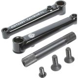 Angrenaj Pedalier Odyssey 3-PC CrMo Calibur V2 175mm RHD/LHD negru