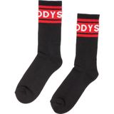 Sosete Ciclism Odyssey Futura Crew negru / rosu gestreift