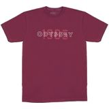 Tricou Ciclism Odyssey Overlap burgundy