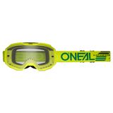 Ochelari FullFace O'Neal B-10 Solid Clear V.24 Galben