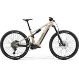 Bicicleta Electrica Full Suspension Merida eOne-Forty 400 IV1 Crem-Negru