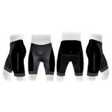 Pantaloni Scurti Merida Rhombe Design Fara Bretele Gri-Negru