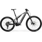 Bicicleta Electrica Full-Suspension Merida eOne-Sixty 675 Gri-Negru 2024