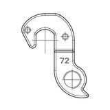 Ureche Schimbator Merida Hanger DH-072 Scultura/eSilex (=2311005855)