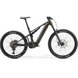 Bicicleta Electrica Full-Suspension Merida eOne-Sixty 875 Auriu-Gri 2024