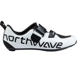 Pantofi Ciclism NW Triatlon Tribute Carbon Alb-Negru
