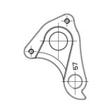 Ureche Schimbator Merida Hanger DH-057 ebike III.gen