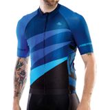 Tricou Ciclism Tehnic Merida CX Design PRO Albastru-Alb