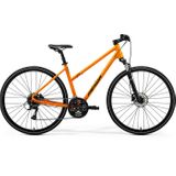 Bicicleta Trekking Merida Crossway 20 Dama Portocaliu-Negru 2024