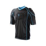 Tricou Ciclism 7iDP Flex prosuector negru-albastru