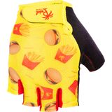 Manusi Bicicleta Scurte Pedal Palms Burgers,, yellow-negru