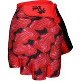 Manusi Bicicleta Scurte Pedal Palms Red Frog, rosu-negru