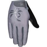 Manusi Bicicleta Lungi Pedal Palms Greyscale, gri-negru