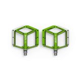 Pedale Bicicleta Acid FLAT A1-CB, verde