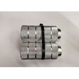 Peguri BMX aluminiu, argintiu