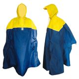 Pelerina Ploaie Bicicleta poncho HOCK Back-Pack, L, galben-albastru