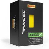 Camera bicicleta Pirelli Angel SmarTUBE X 47/62-622, anvelopa Schrader 42mm galbenă cu valva neagra