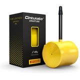 Camera bicicleta Pirelli Cinturato SmarTUBE 33/45-622, Presta 60mm Galben cu valva neagra