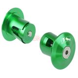 Dopuri ghidon M-Wave 17.2-21mm, anodizat, verde
