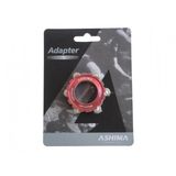 Adaptor Ashima AC02 Center Lock-Disc Standard Ultra Light Rosu
