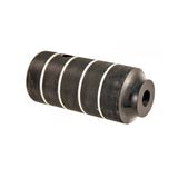 Peguri BMX aluminiu, negru-argintiu