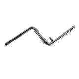 Ax Bicicleta si brat pedalier BMX DHS, argintiu