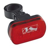 Far Bicicleta Spate, baterii, M-Wave Atlas LR, 3 leduri, 2 functii
